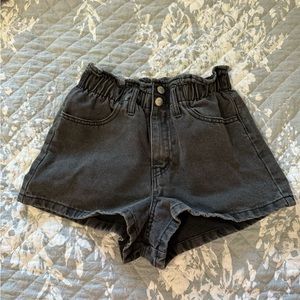 Forever 21 Black Jean Shorts